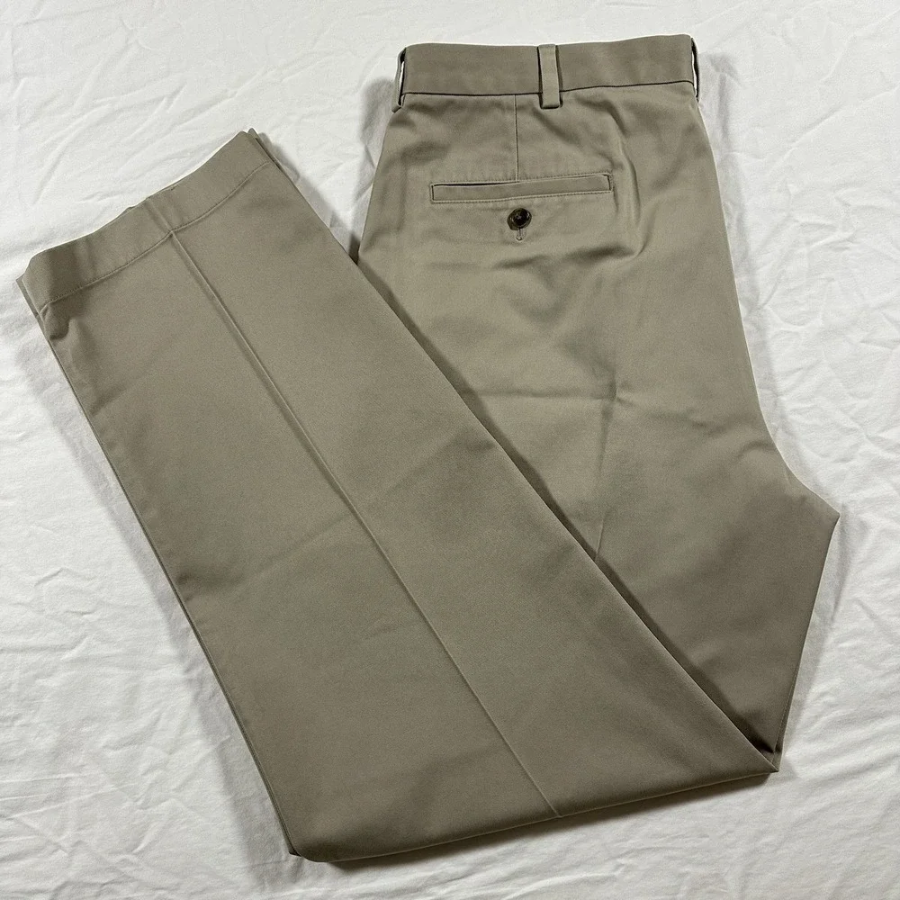 Brooks Brothers Advantage Chino Hudson Pants Mens‎ 38x34 Khaki Preppy